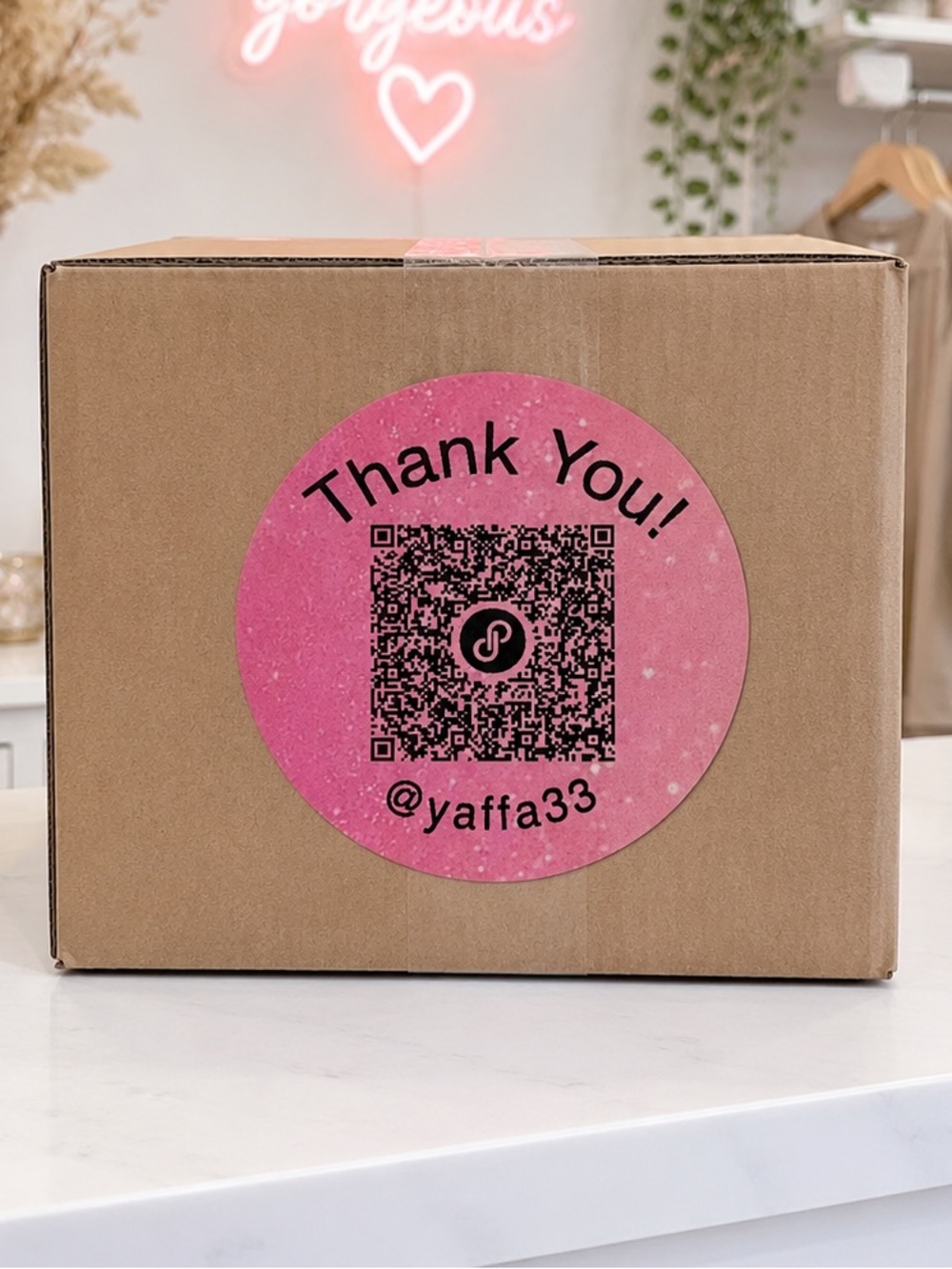 @yaffa33 Customized Stickers with QR Code -100ct.